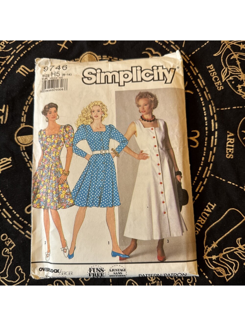 Vintage Simplicity 9756 Dress Evening Uncut FF 6-14